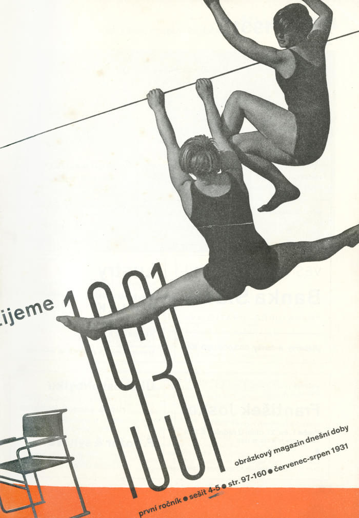 Ladislav Sutnar, détail de la couverture du magazine Zijeme (Nous vivons), juillet-aout 1931<br/> &copy;  Collection Pierre Ponant
