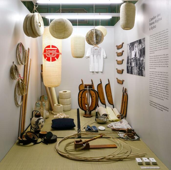 Reconstitution de l’atelier des frères Kojima, artisans fabricants de chōchin à Kyoto<br/> &copy; madd-bordeaux - I. Gaspar Ibeas